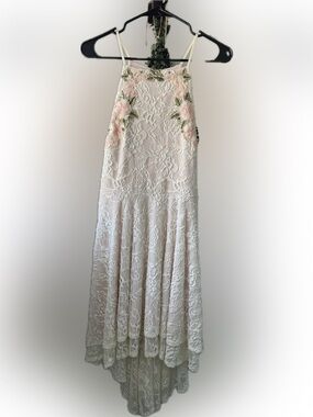 City Triangles Soft Blush short wedding dress